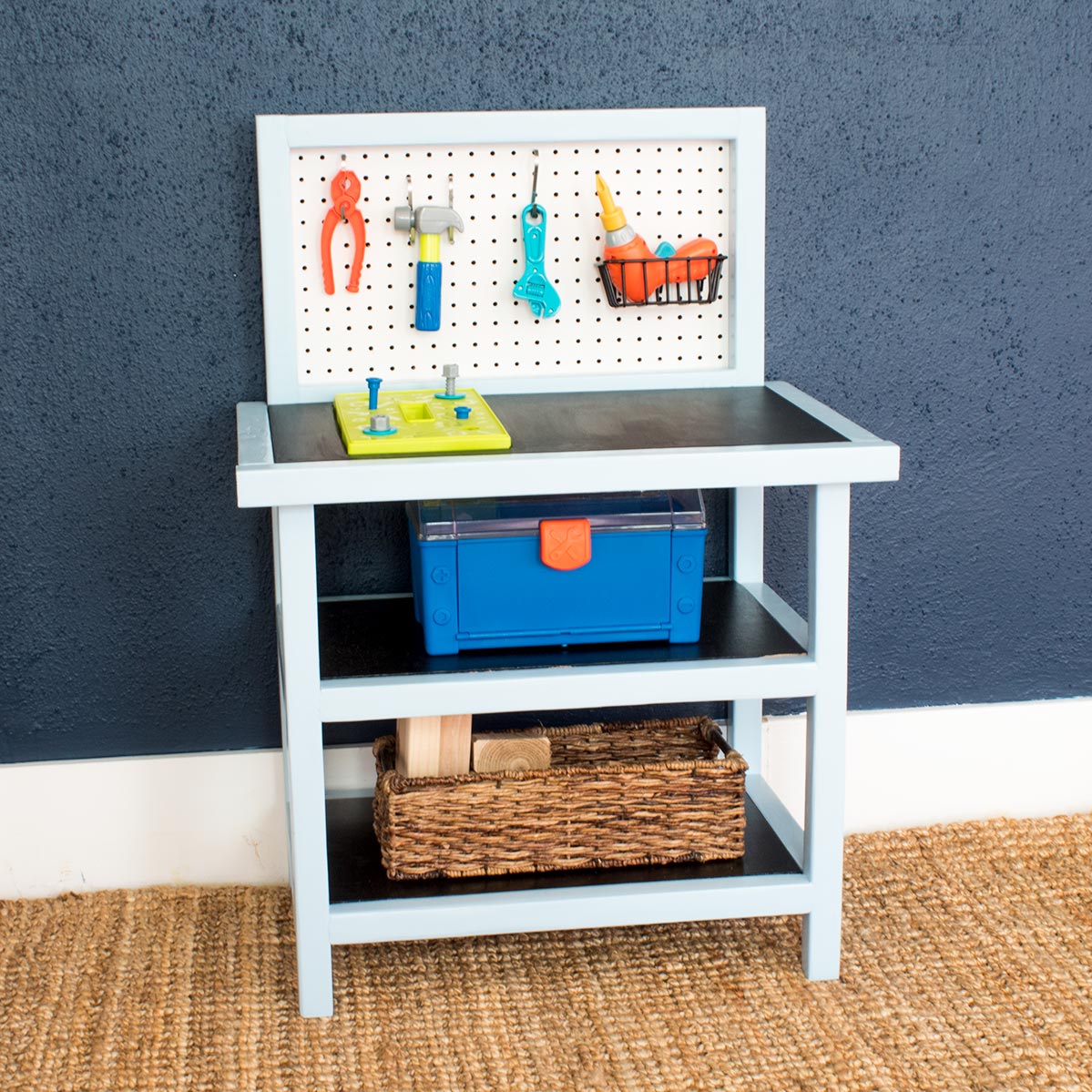 DIY Kids Workbench Ana White   Finished Workbench 3 No Watermark 0 